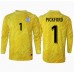 Anglie Jordan Pickford #1 Brankářské Venkovní Dres ME 2024 Dlouhým Rukávem